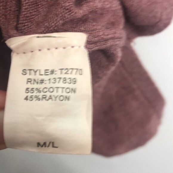 Altar’d State Mauve Purple Pocket Tunic New M/L RM-C - Picture 6 of 7